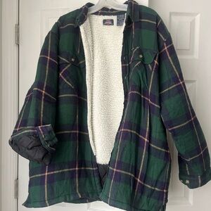 Dickies Plaid Sherpa Jacket